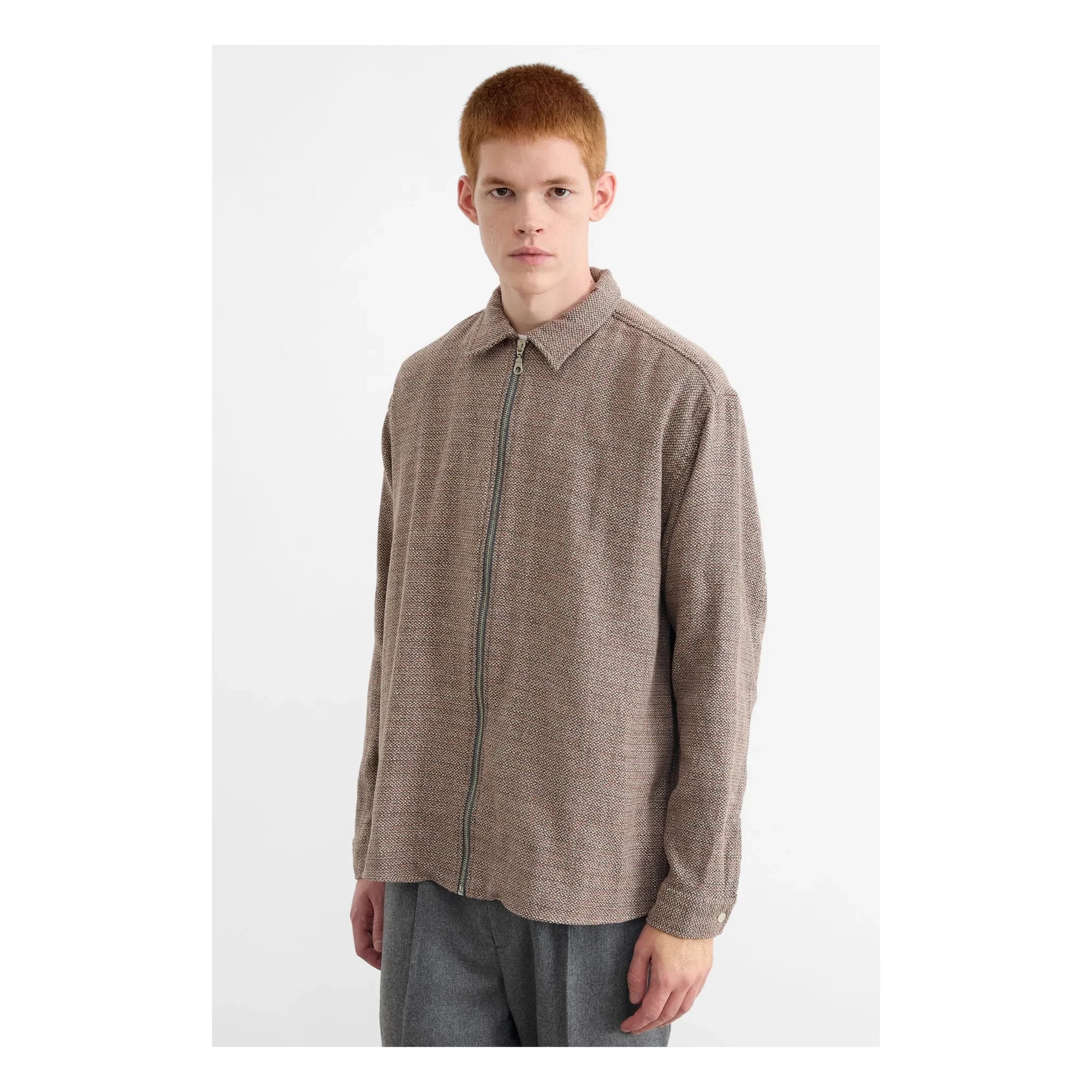 Edmmond Studios - Camisa Landscape difuminado | Gris jaspeado
