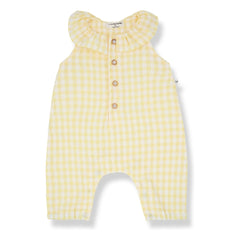 1+ en la familia - Mono Vichy Seersucker Egina | Amarillo claro