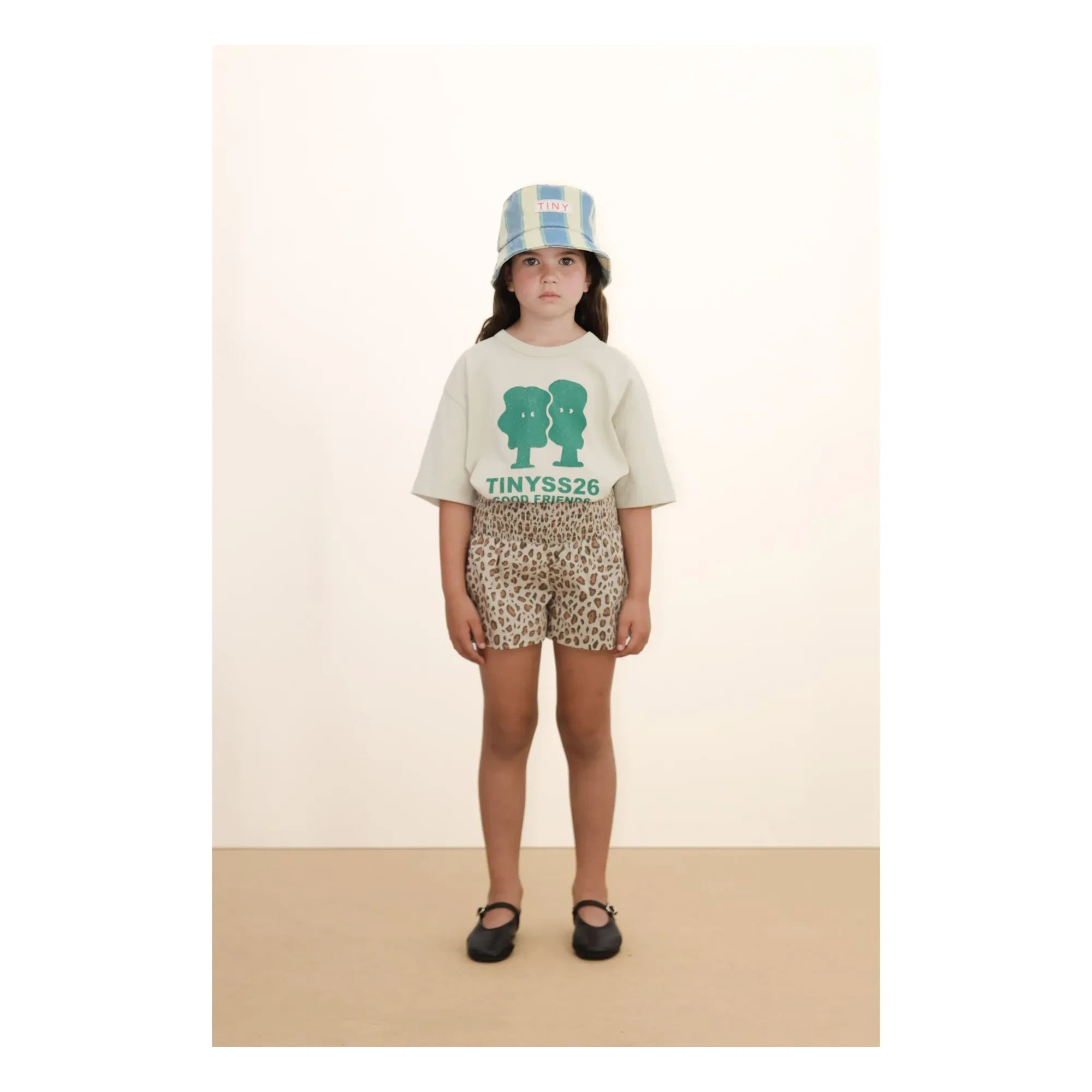 Tinycottons - Pantalones cortos leopardos | Marrón