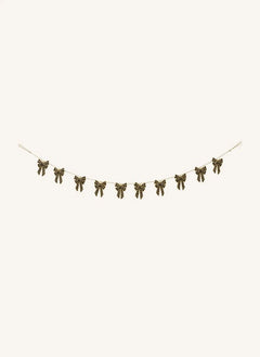 Anna + Nina - Corona Regal Bow Noel | Negro