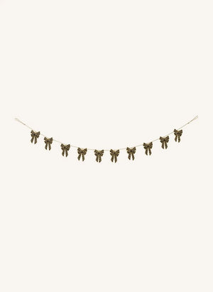 Anna + Nina - Corona Regal Bow Noel | Negro