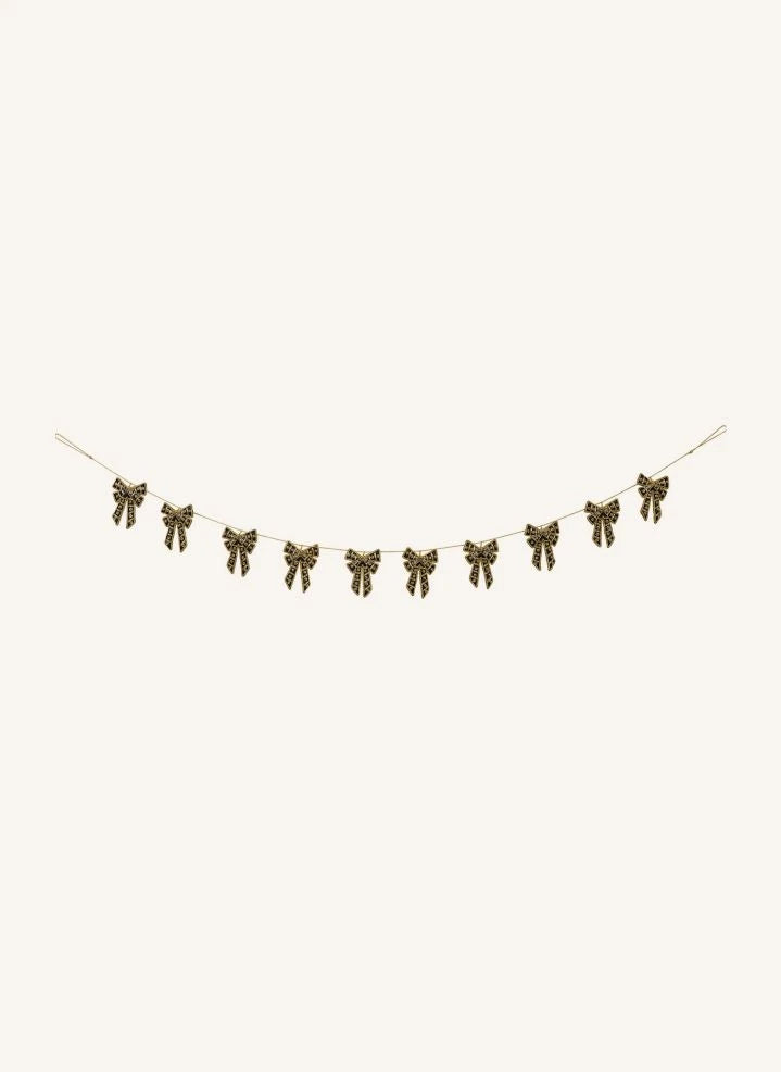 Anna + Nina - Corona Regal Bow Noel | Negro