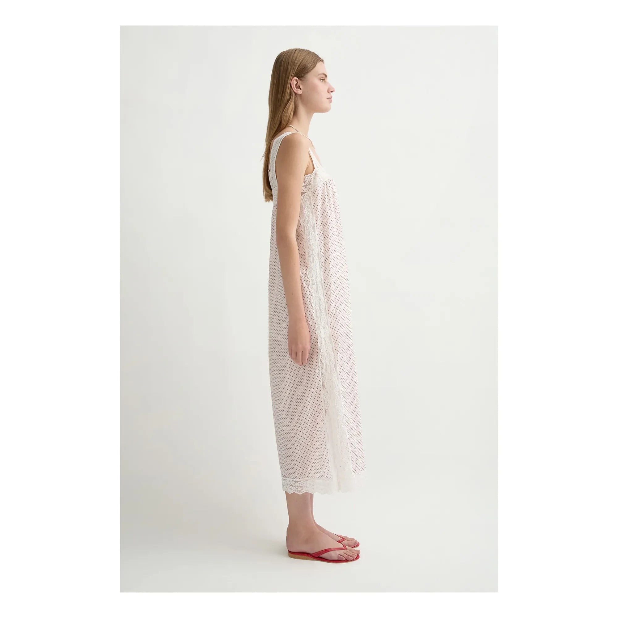 Posse - Vestido Marlowe Pois | Rojo