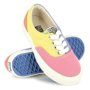 Bonton - Zapatillas de skate con cordones elásticos | Rosa caramelo