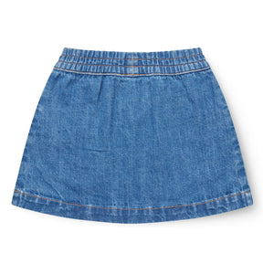 Copenhagen Colors - Falda de algodón orgánico denim | Azul