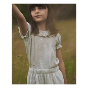 Copenhagen Colors - Blusa de algodón orgánico | Gris azulado
