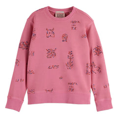 Scotch & Soda - Sudadera bordada con caballos | Rosa
