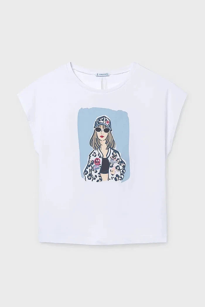 Camiseta de algodón para niño Mayoral