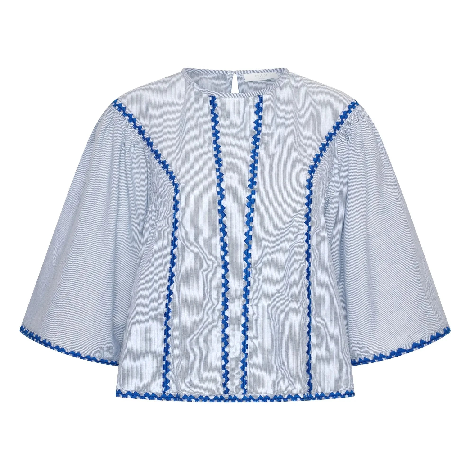 Blusa de algodón orgánico By Bar - Davin | Azul