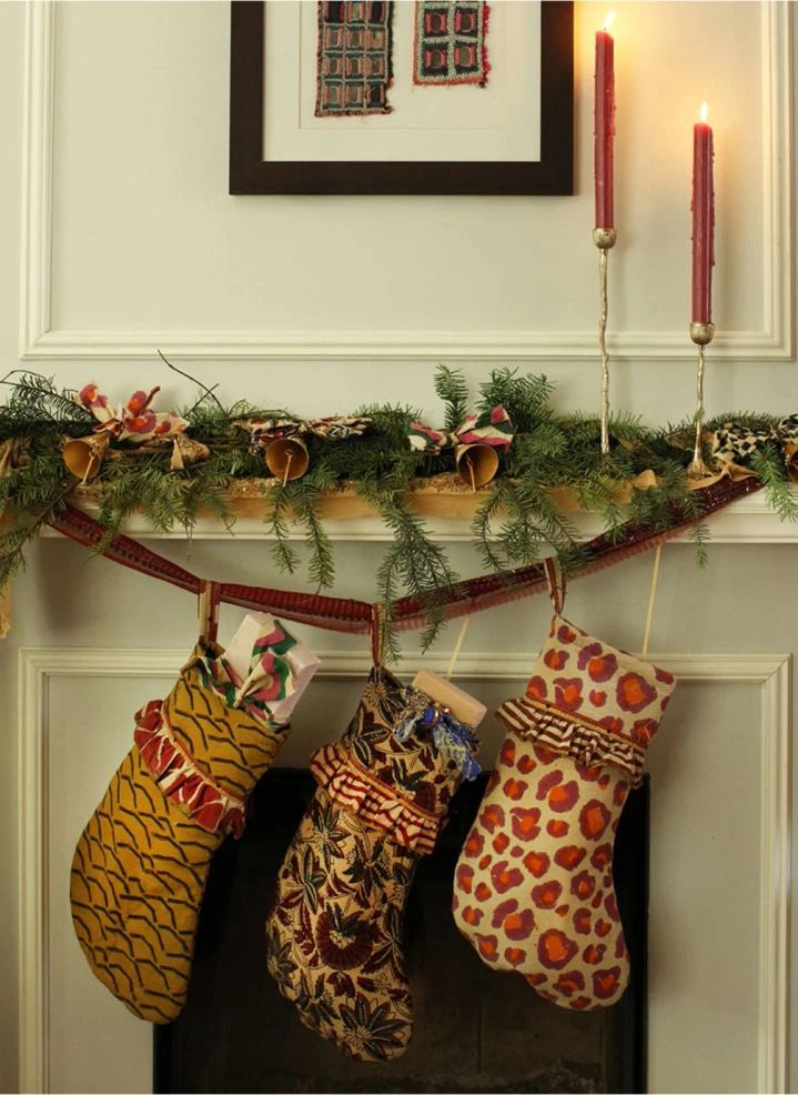Doing Goods - Botas de Navidad de Algodón | Rosa
