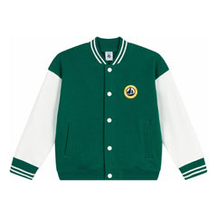 Petit Bateau - Chaqueta teddy | Verde cromo