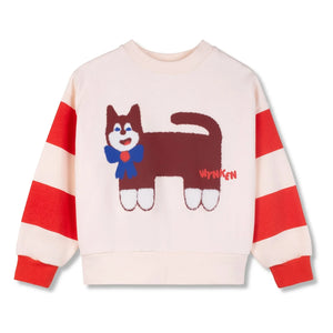 Wynken - Sweatshirt Gato de Algodón Orgánico | Crudo
