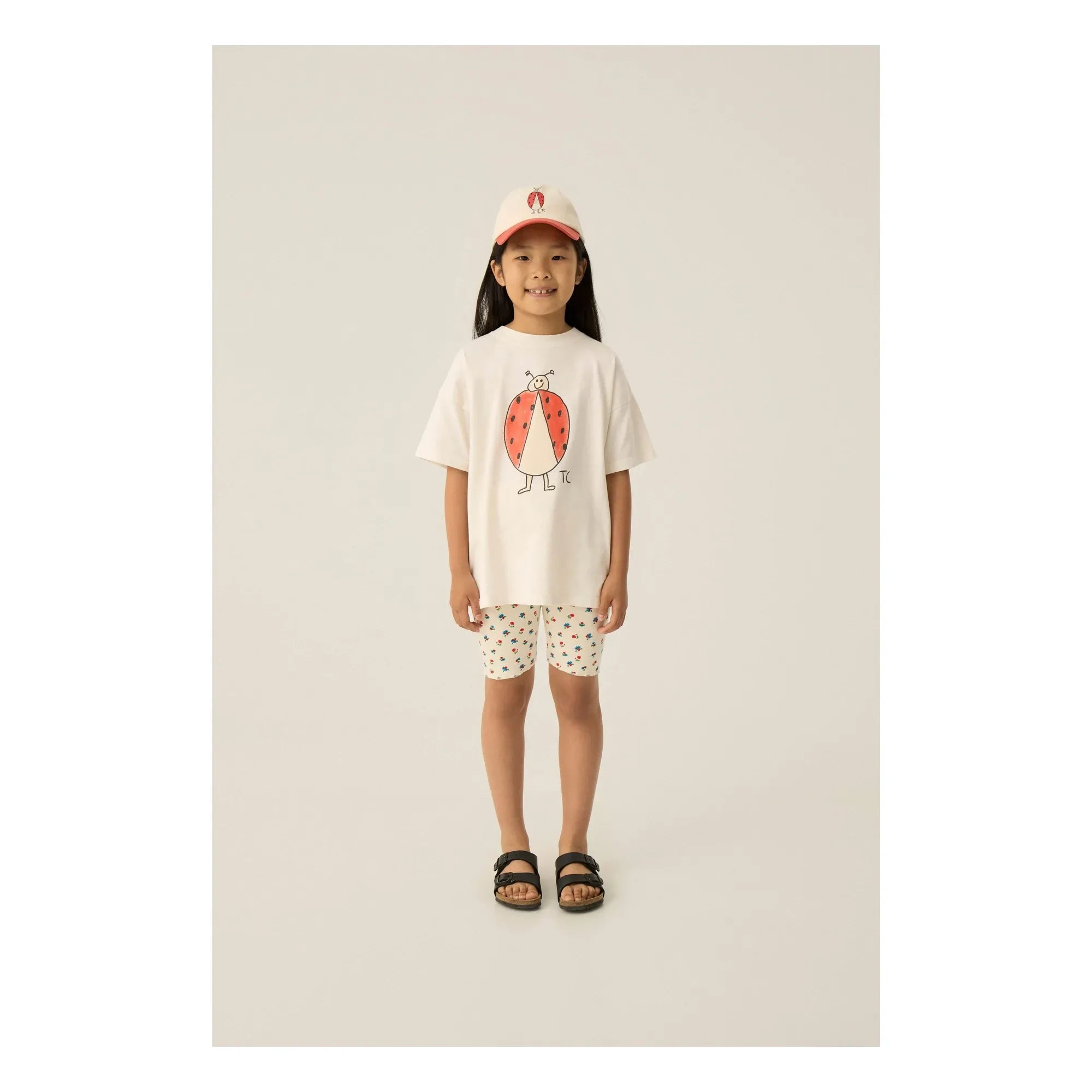 The Campamento - Mallas ciclista con estampado floral | Crudo