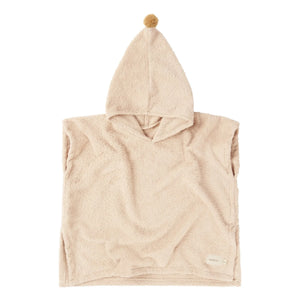 Nobodinoz - Poncho de baño So Cute | Latte