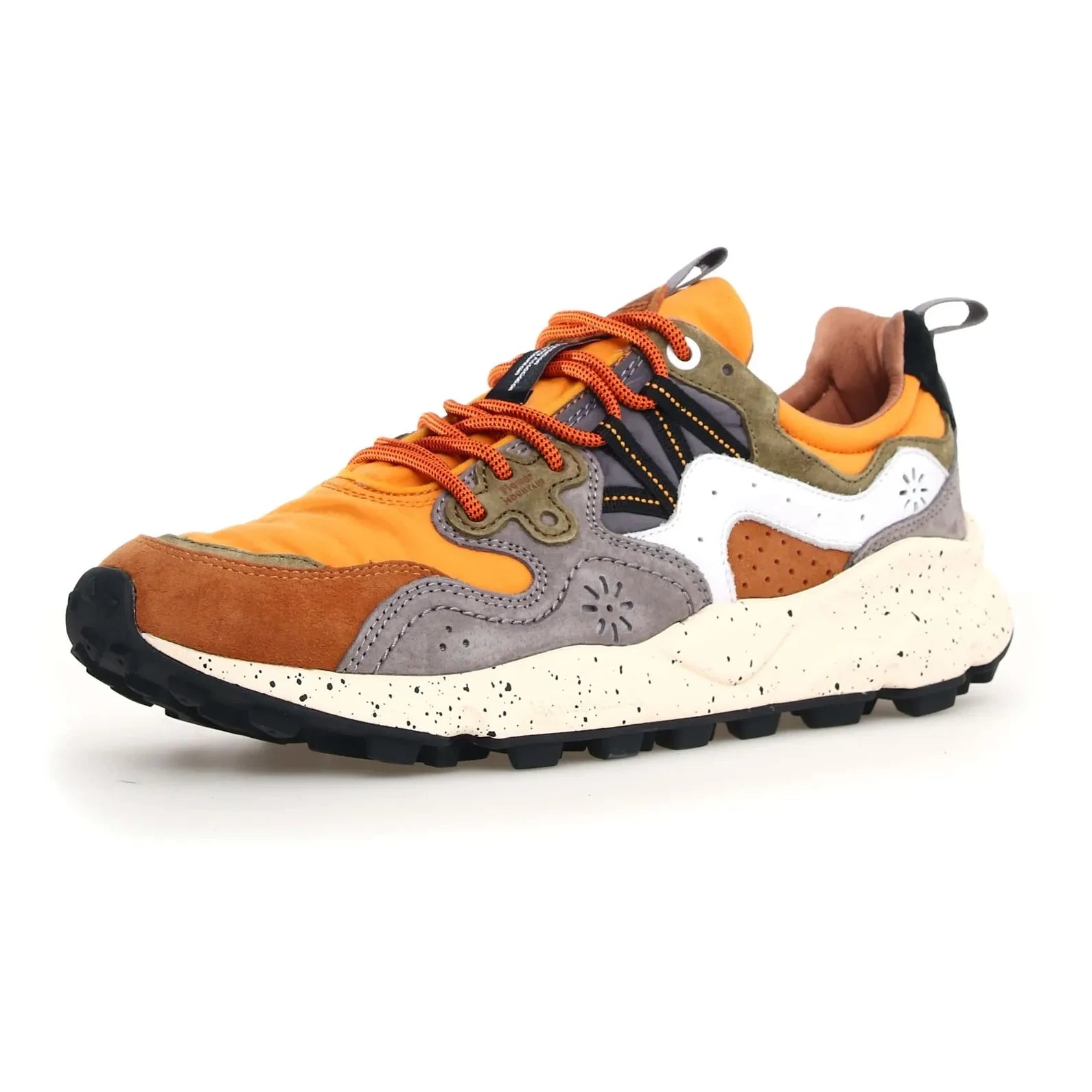 Flower Mountain - Zapatillas Yamano 3 de ante y nailon | Mostaza