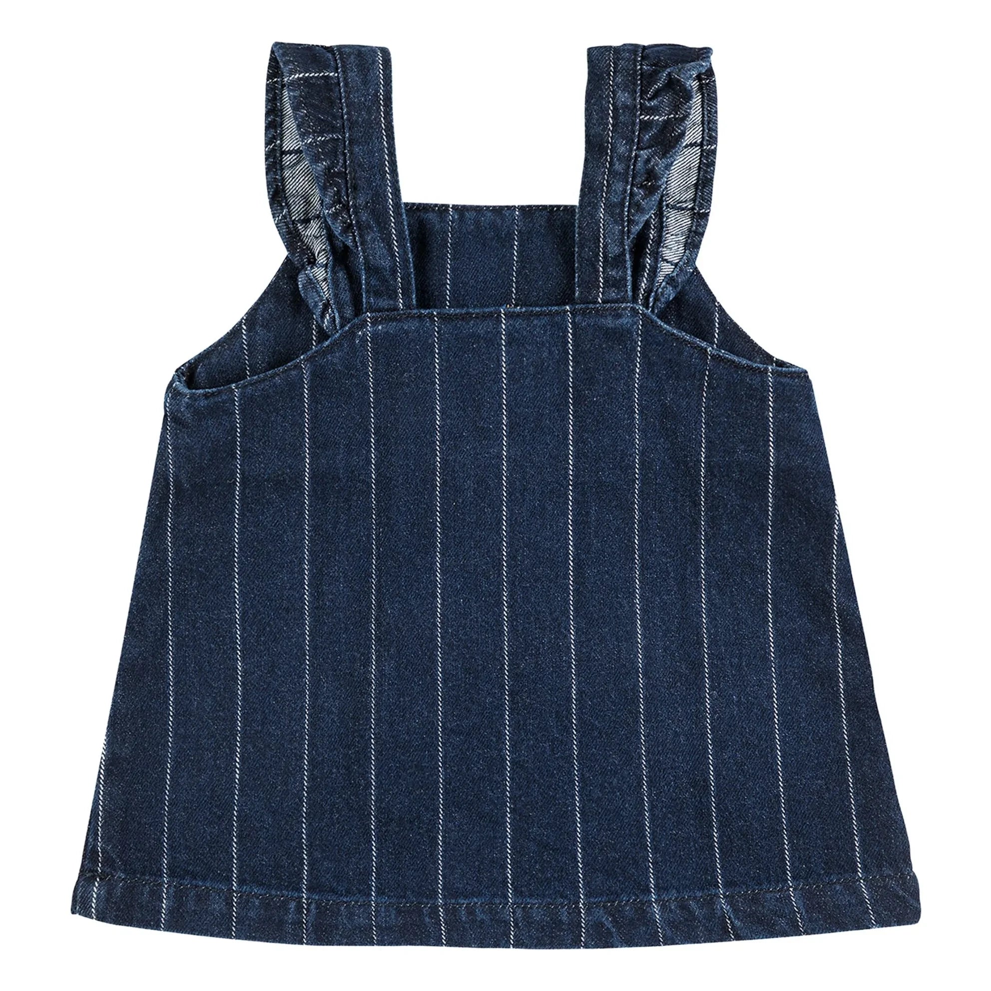 Bobo Choses - Vestido vaquero orgánico Tren | Azul marino
