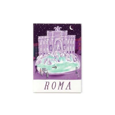 Legami - Imán Ilustrado de Roma - Colección de Ciudades del Mundo