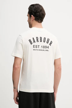 Camiseta de algodón Barbour