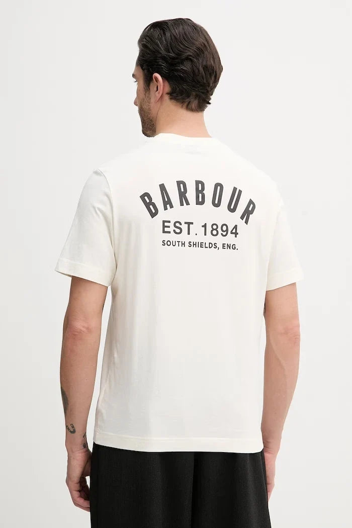 Camiseta de algodón Barbour