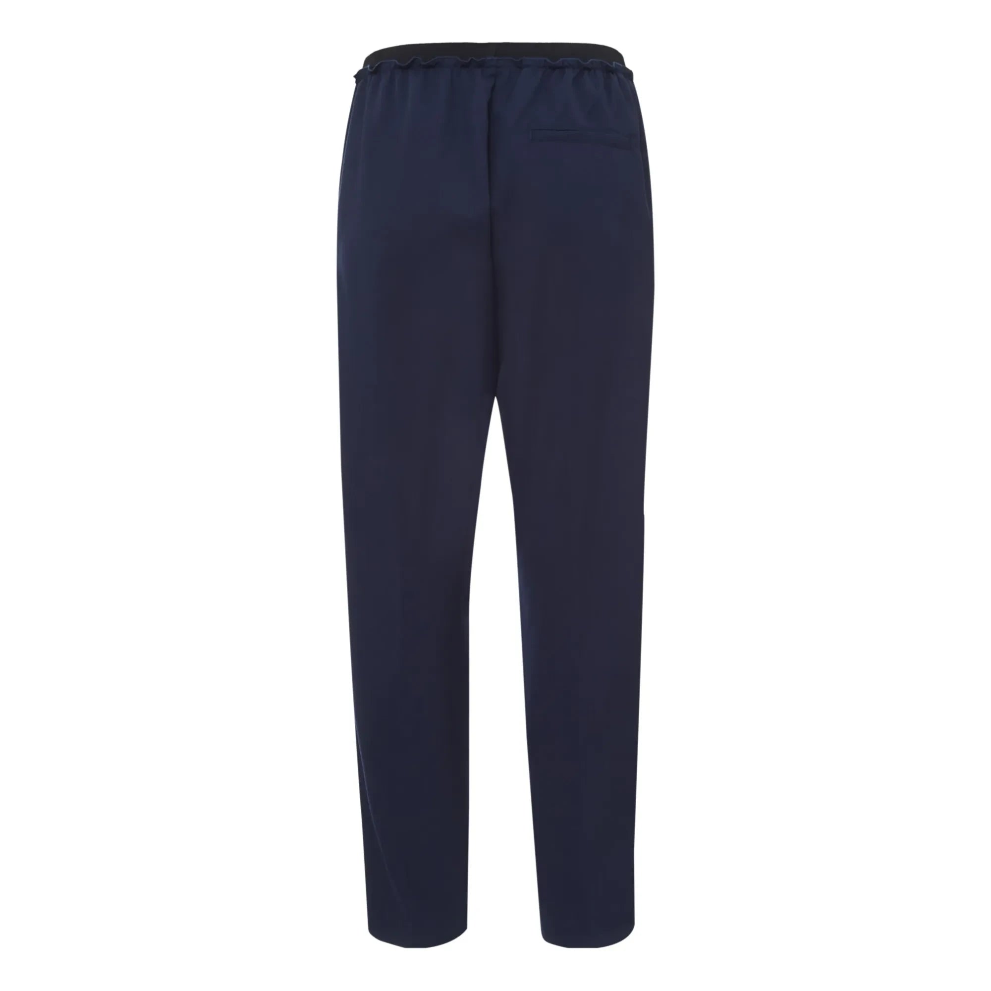 Pomandère - Pantalones de lana elástica | Azul marino