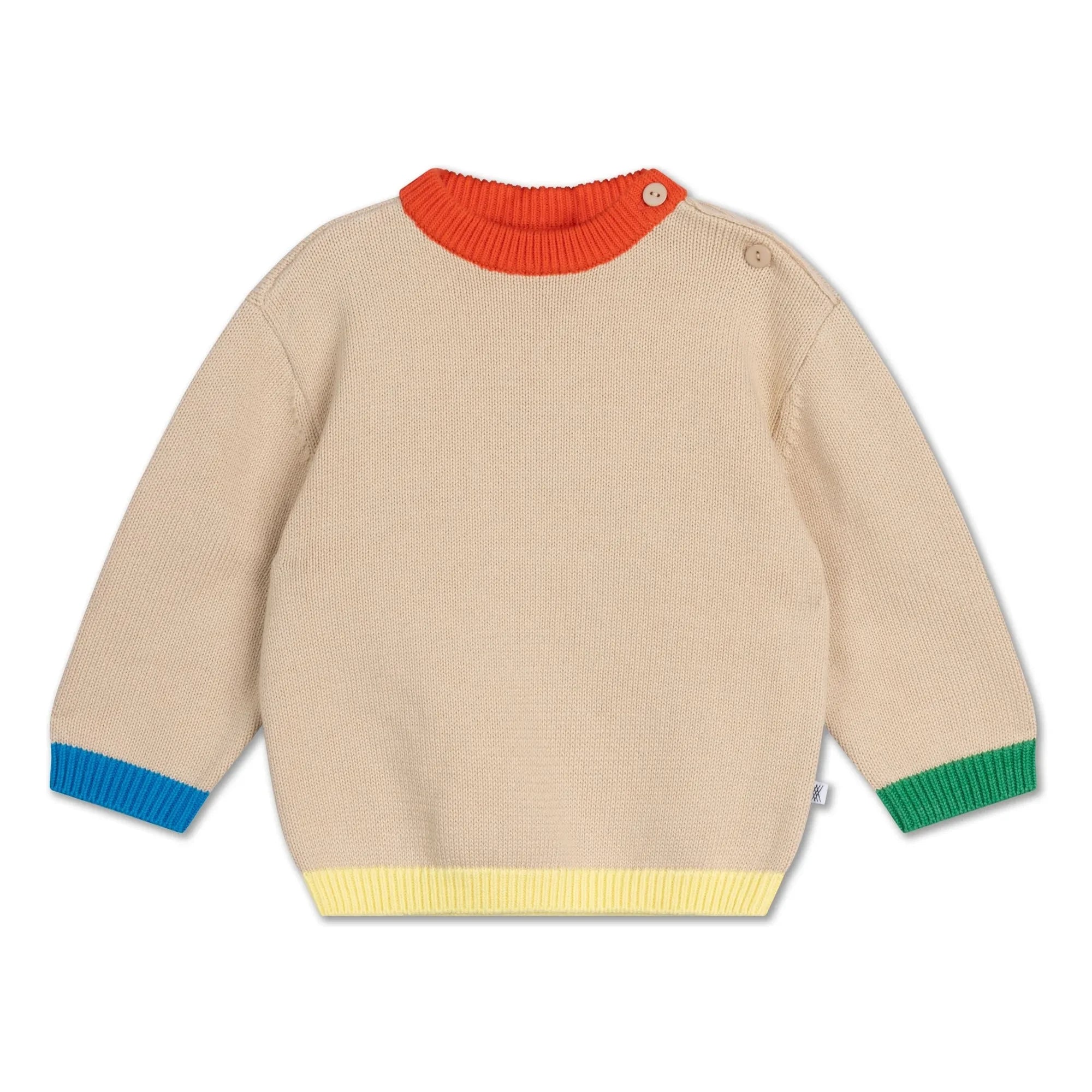 Repose AMS - Suéter de punto de color en bloques | Beige