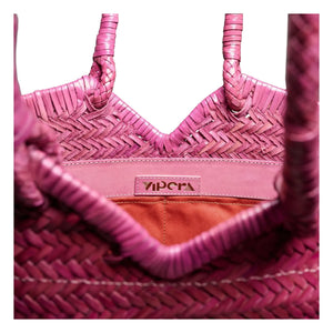 Vipera - Bolso Tote de Cuero Crudelia | Rosa