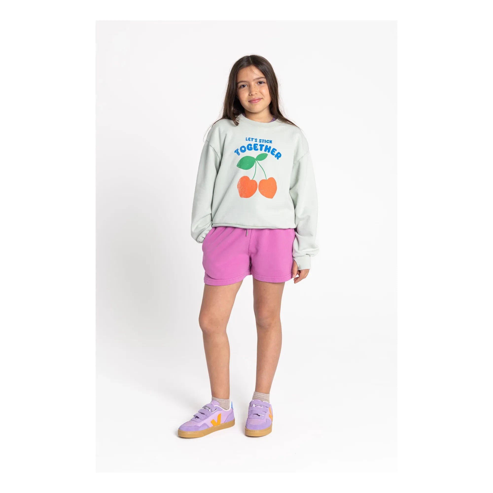 Hundred Pieces - Sudadera de algodón orgánico Alba | Verde jade