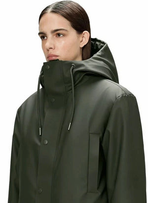 Rains - Parka Largo Nome W3T3 | Verde oscuro