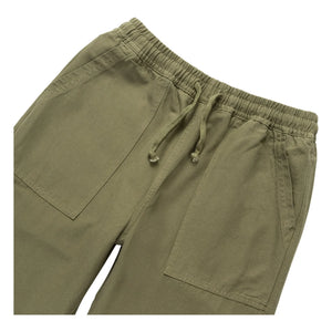 Service Works - Pantalón clásico de chef de algodón orgánico | Verde oliva