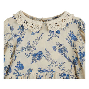 Emile et Ida - Blusa Fleurie con Cuello de Ganchillo | Crudo