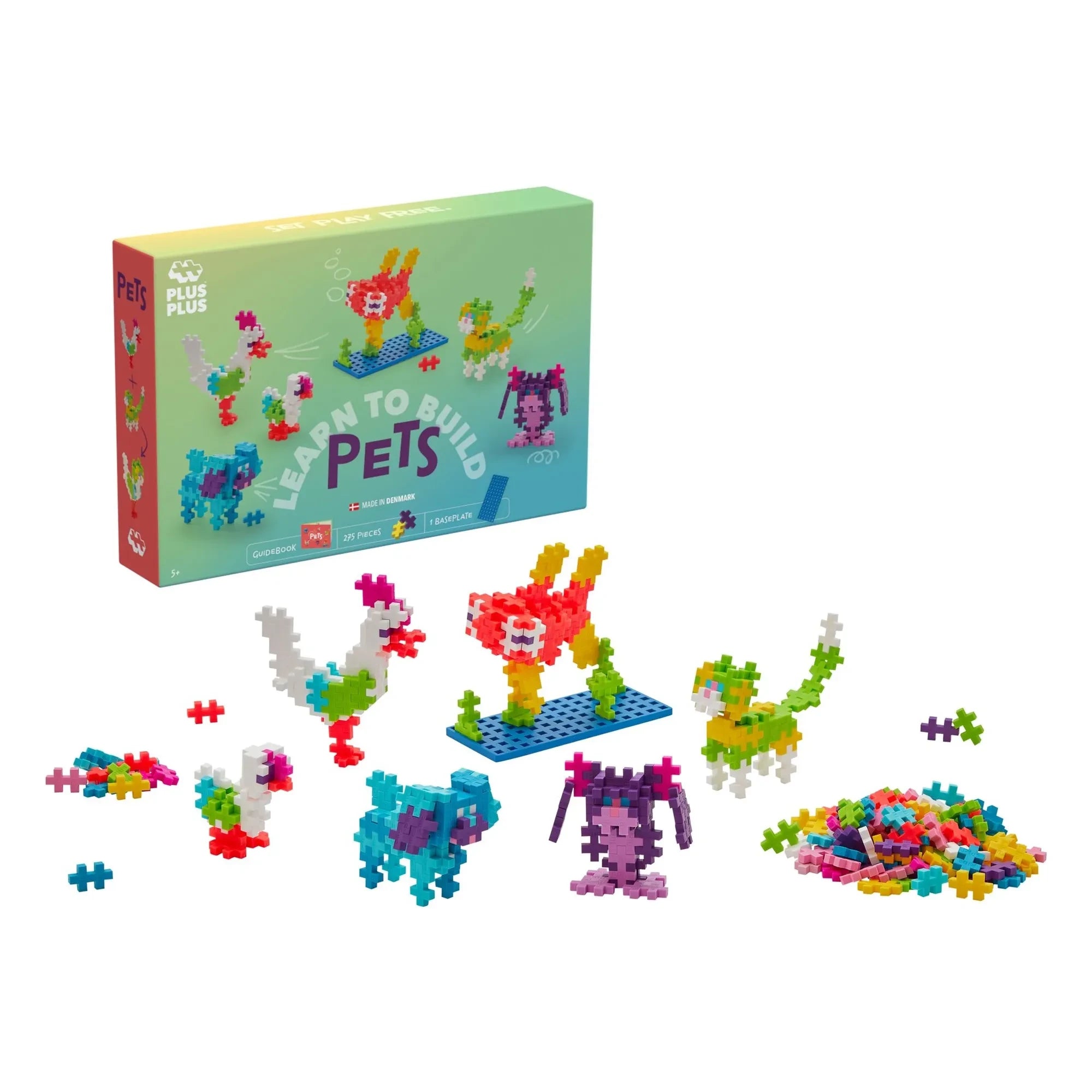 Plus-Plus - Set de descubrimiento de animales - 275 piezas