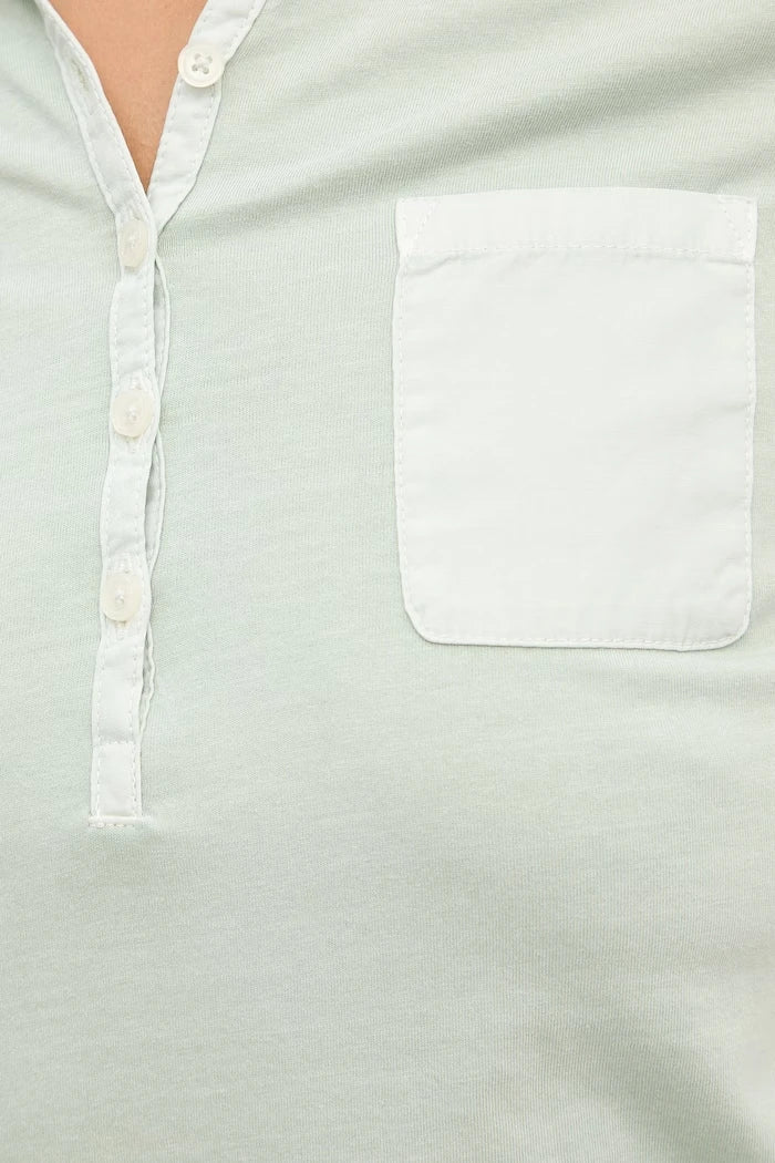 Camiseta de mujer de algodón con cuello de polo Marc O'Polo