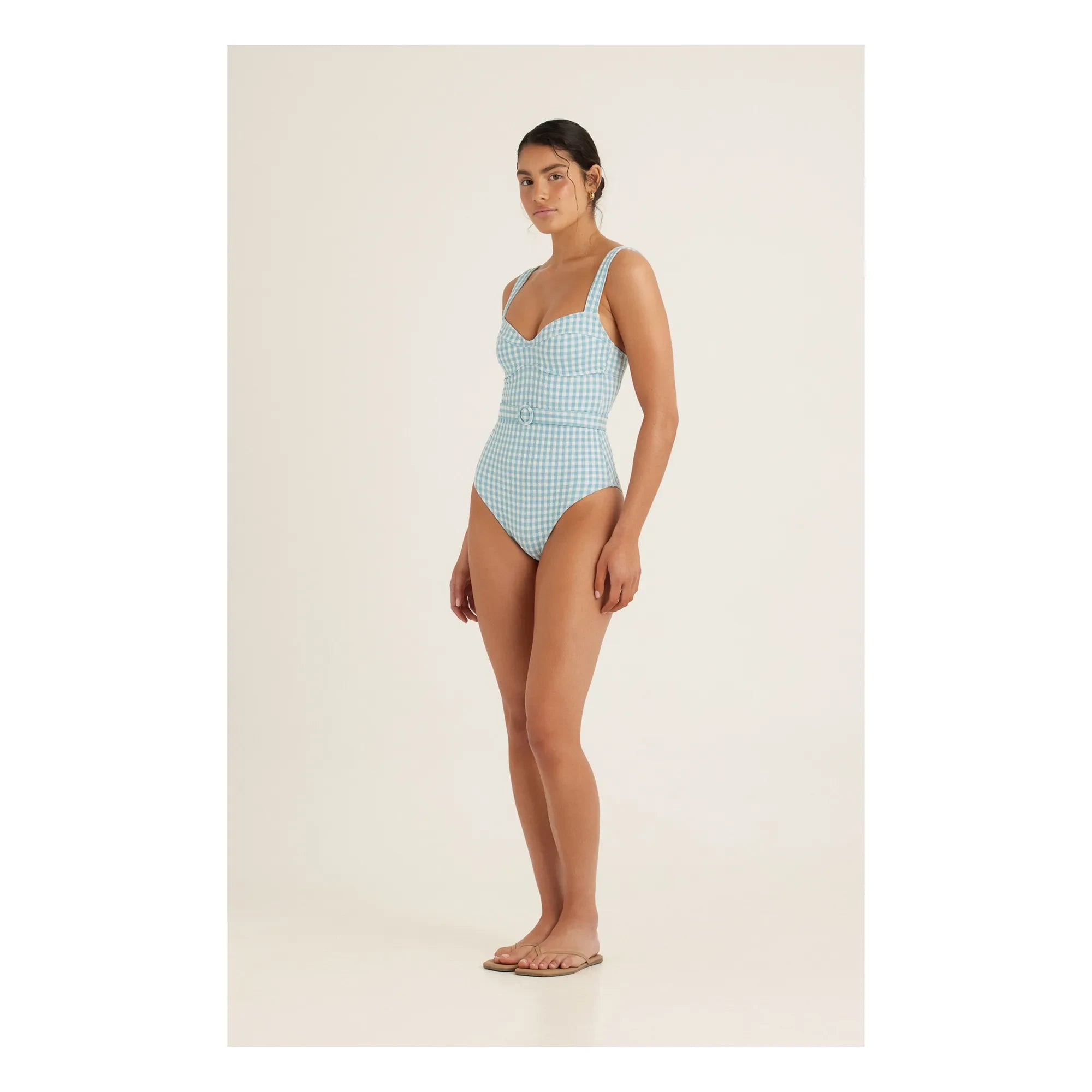 Peony - Bañador de una pieza Vichy Forever | Azul
