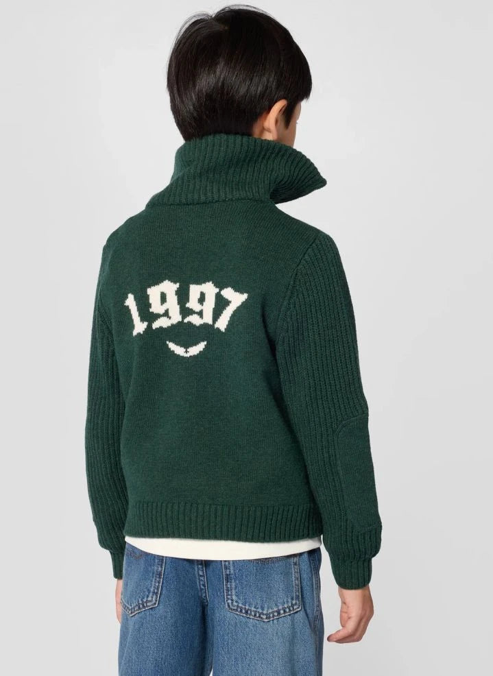 Zadig & Voltaire - Jersey truckneck de lana 1997 | Verde