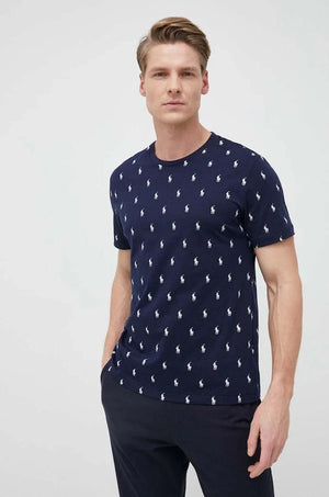 Top de pijama de algodón de manga corta Polo Ralph Lauren