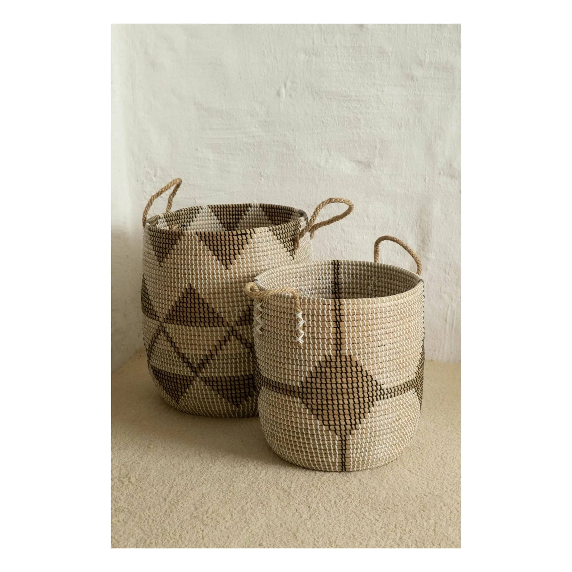 Quax - Cestas de almacenamiento - Set de 2 | Beige