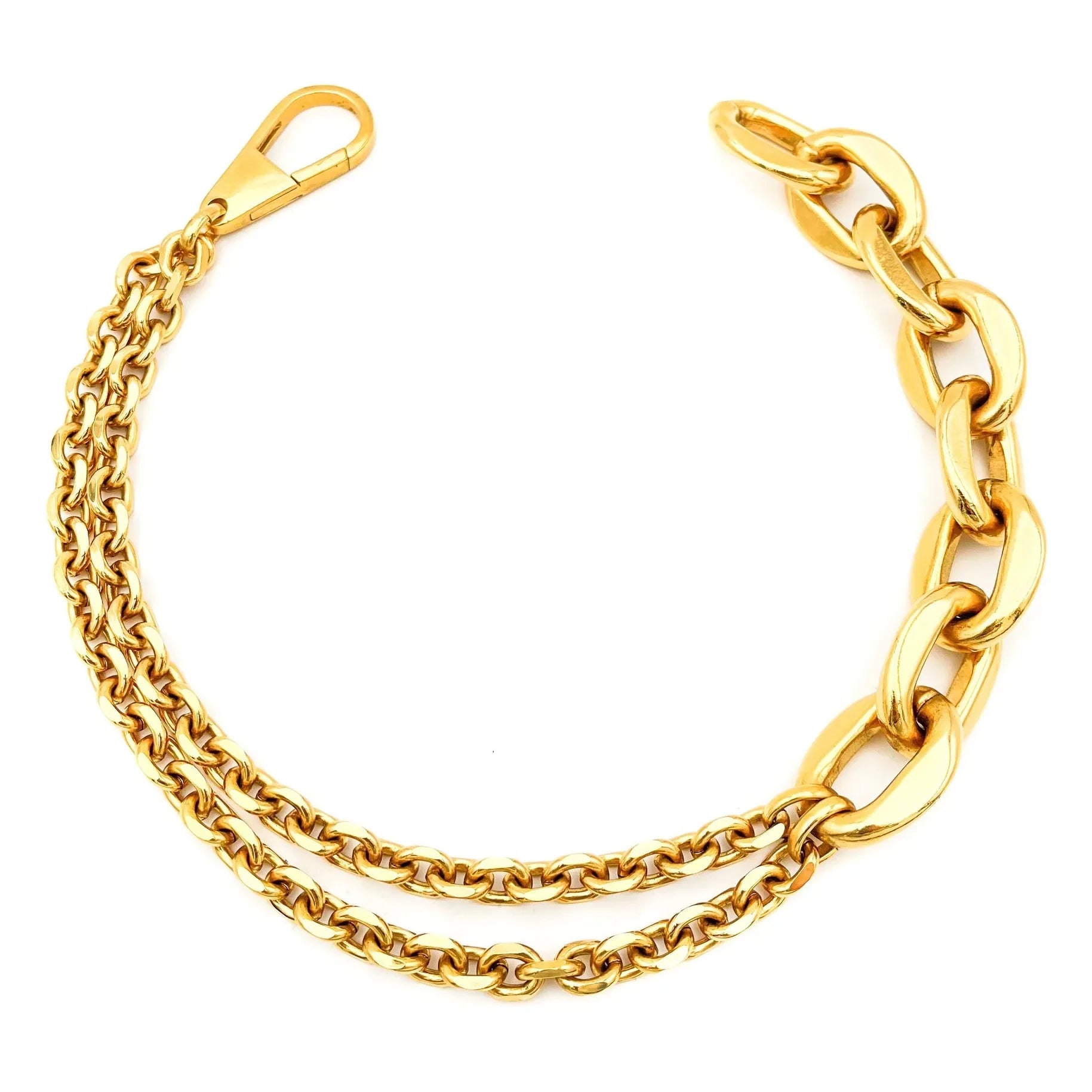 Perrine Taverniti - Collar de doble cadena Edgar | Oro