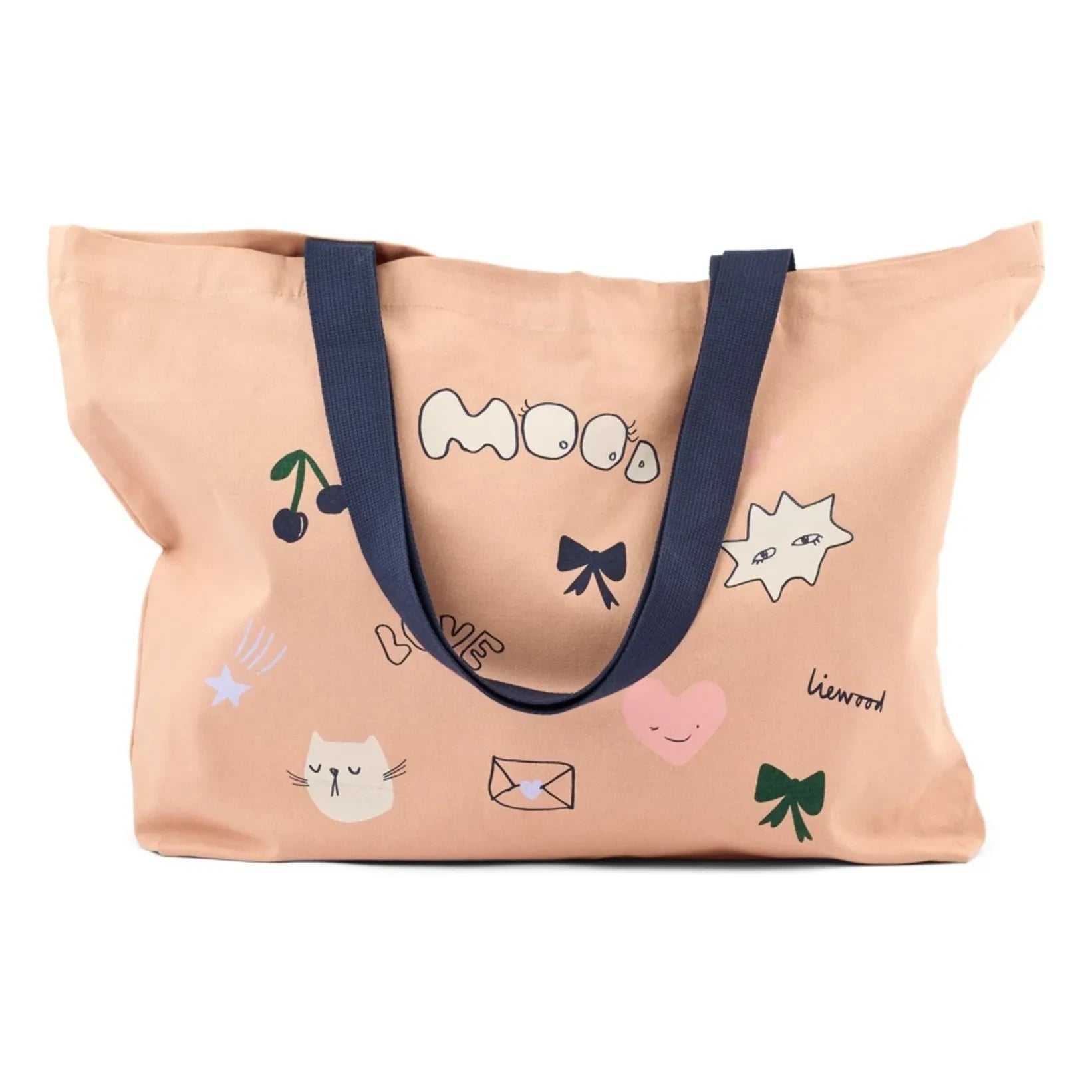 Liewood - Tote Çanta Big Mood Organik Pamuk | Pembe