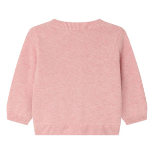 Bonpoint - Cárdigan bordado Claudie | Rosa empolvado