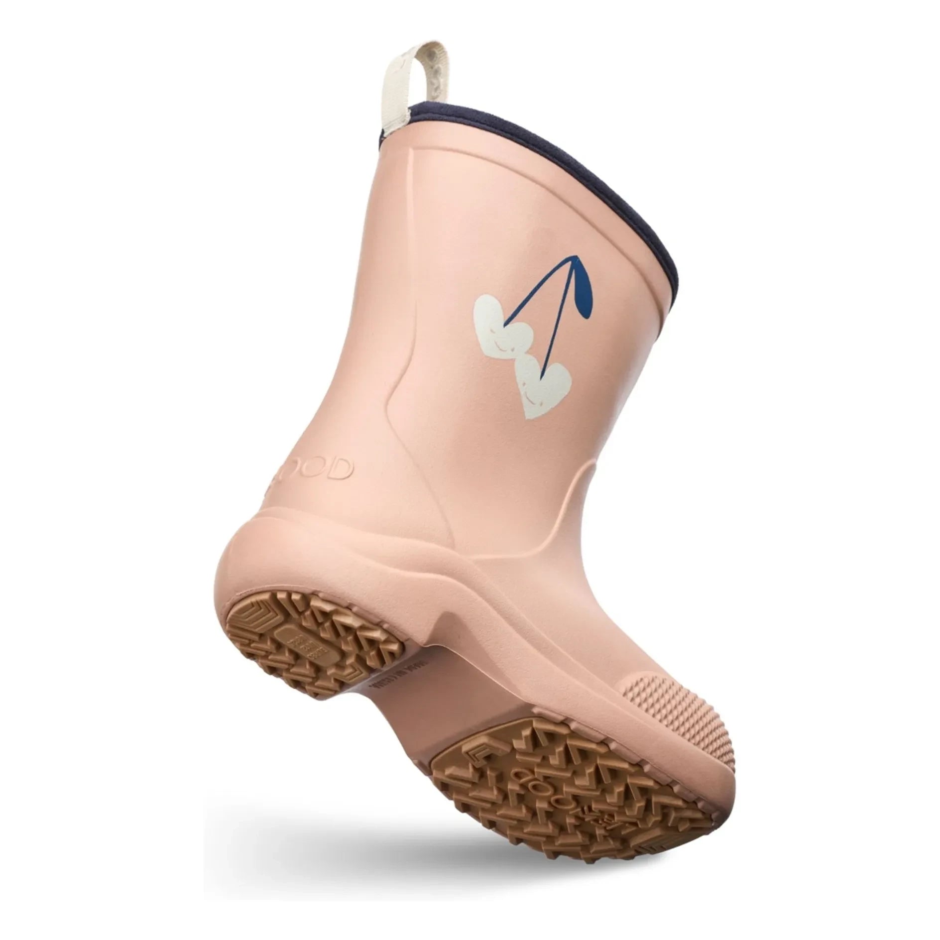 Liewood - Botas de agua Aston Hearts | Rosa pálido