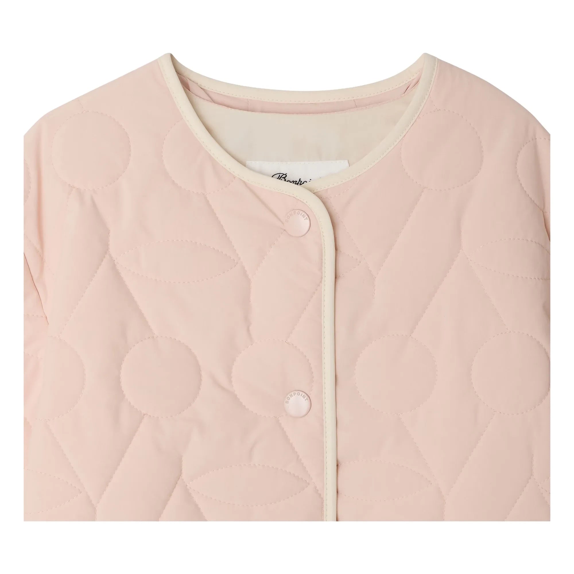 Bonpoint - Lorelei Cerises Chaqueta de fibra reciclada | Rosa empolvado