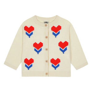 Bonton - Nina Cœurs Cárdigan | Crudo