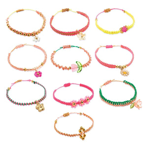 Djeco - Kit de bricolaje - Pulseras de macramé