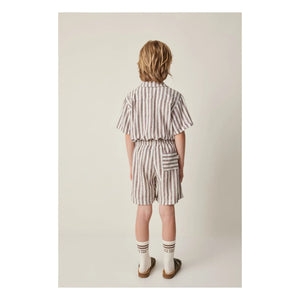 Tocoto Vintage - Camisa de lino a rayas | Marrón