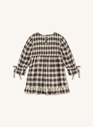 Fliink - Vestido Cuadros Cody | Ecru