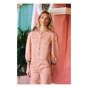 Maria de la Orden - Blusa de algodón Bristol | Melocotón