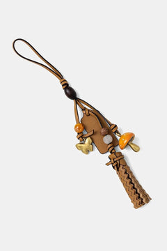 Llavero de cuero Coach Heritage