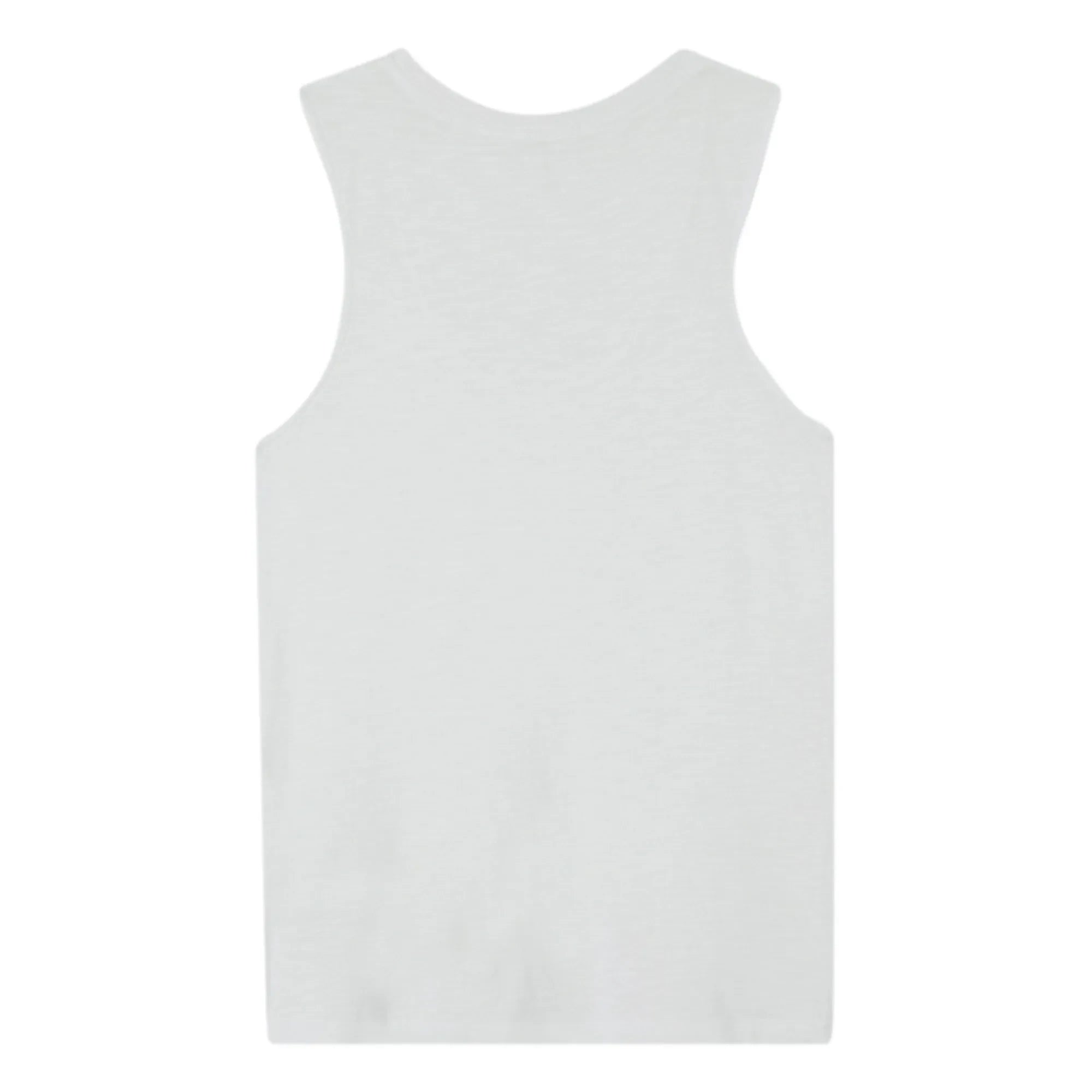 Camiseta de tirantes American Vintage con cuello en U - Jacksonville | Blanco