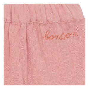 Bonton - Laos Pantalones de Gasa de Algodón | Rosa