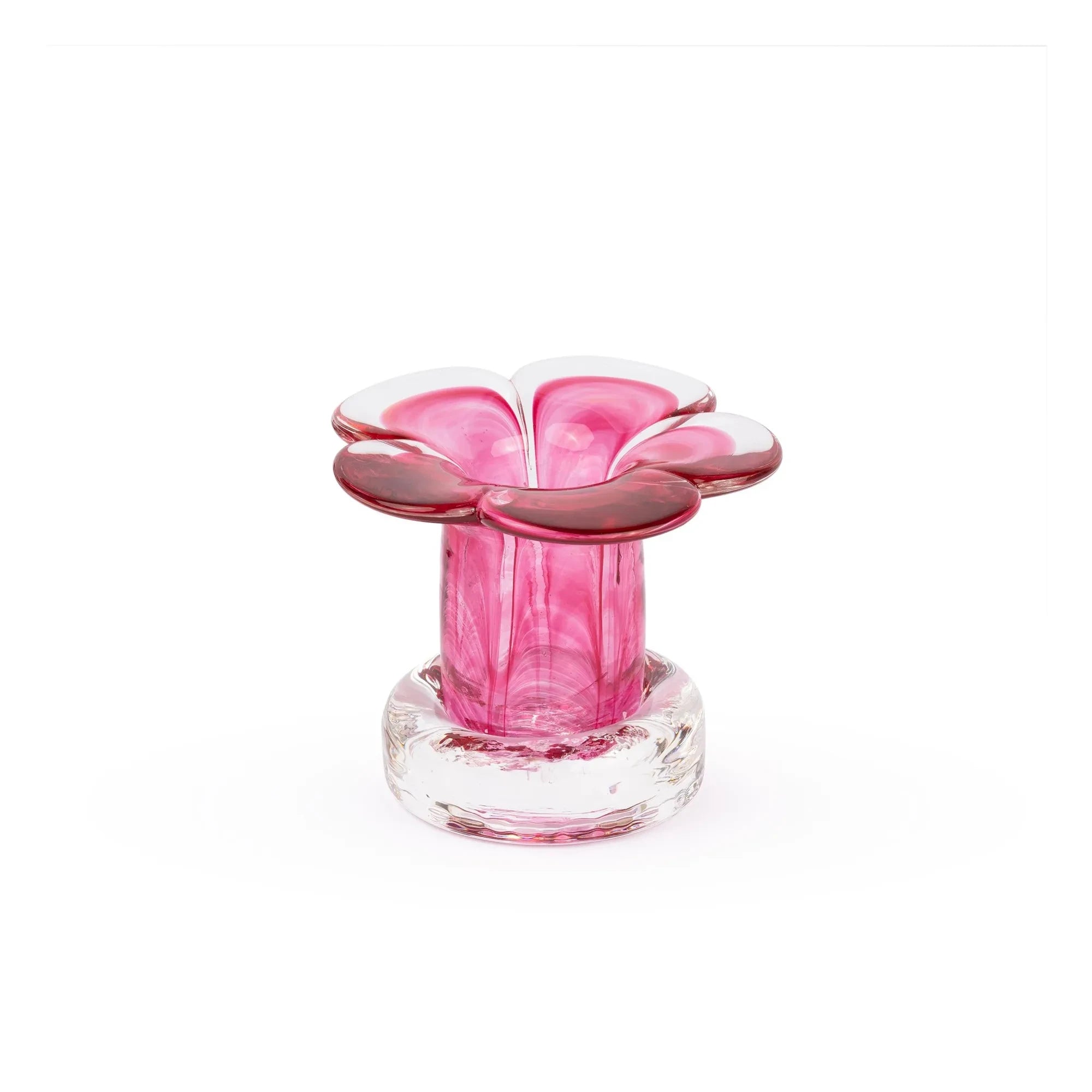 Denise - Candelabro de cristal Stella | Rosa